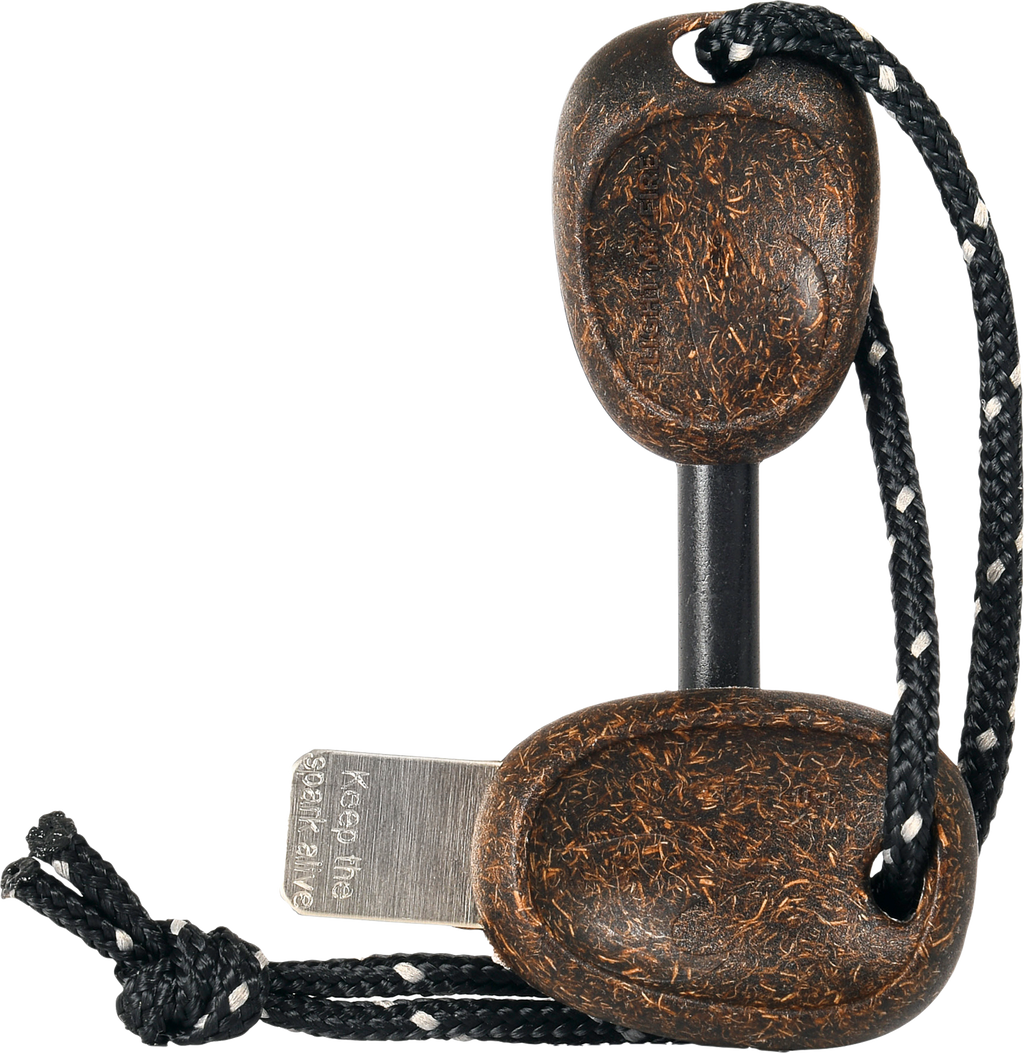 FireSteel Scout cocoshell tennstål med signalpipe forfra