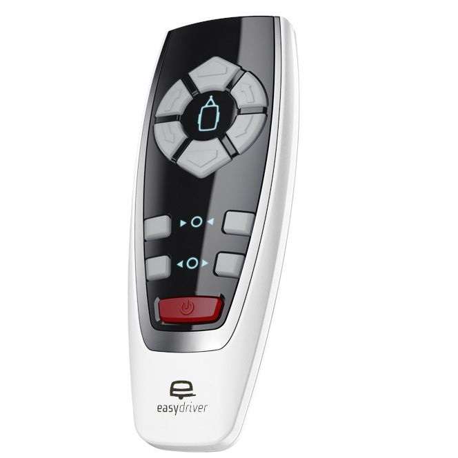 Fjernkontroll for Easydriver 2.3/3.1 med svart og krom matt design