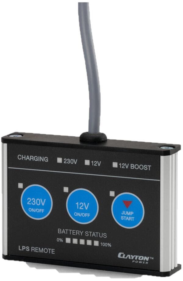 Fjernkontroll for LPS II med M12-plugg og 6m kabel forfra