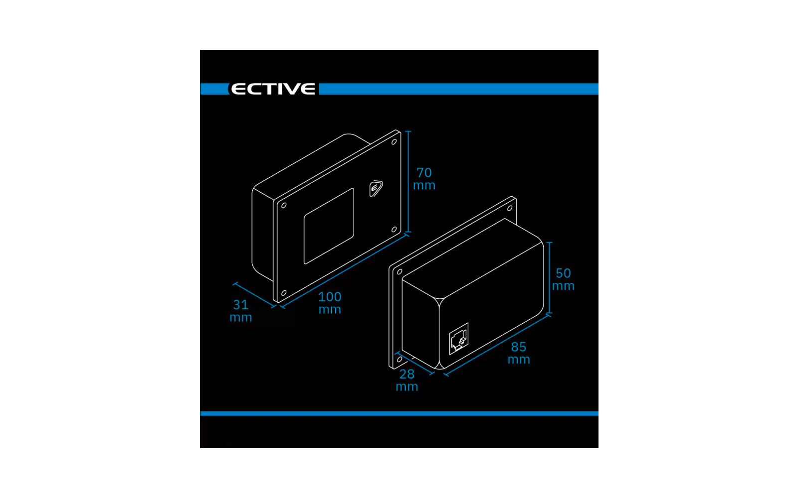 Fjernkontroll RC Pro for Pro vekselrettere med display med 3 meter kabel