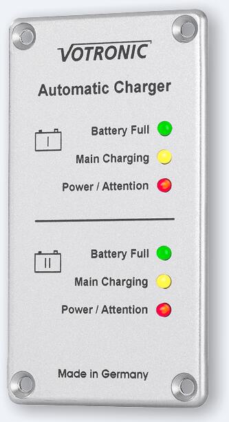 Fjernkontrollpanel S for Automatic Charger Duo 12/24V - Votronic forfra