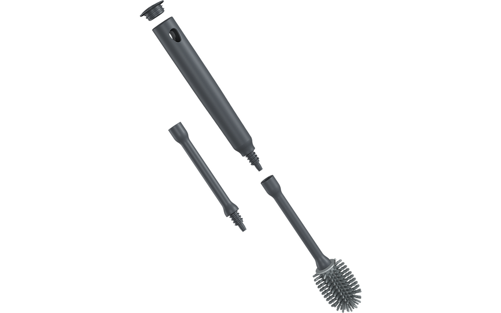 Detalj av silikonbørster på Flaskebørste Brush-Up justerbar lengde 30-40 cm - Metaltex