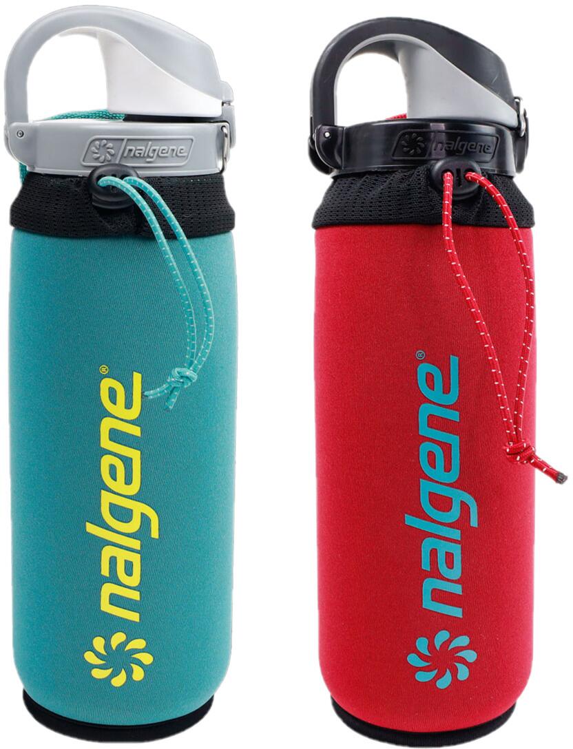 Flaskeetui i neopren, liten, 72 g med festestropp - Nalgene forfra