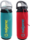 Flaskeetui i neopren, liten, 72 g med festestropp - Nalgene forfra