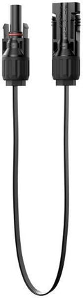 Flat vindusgjennomføringskabel MC4 50 cm 1,5 mm tynn Ecoflow forfra