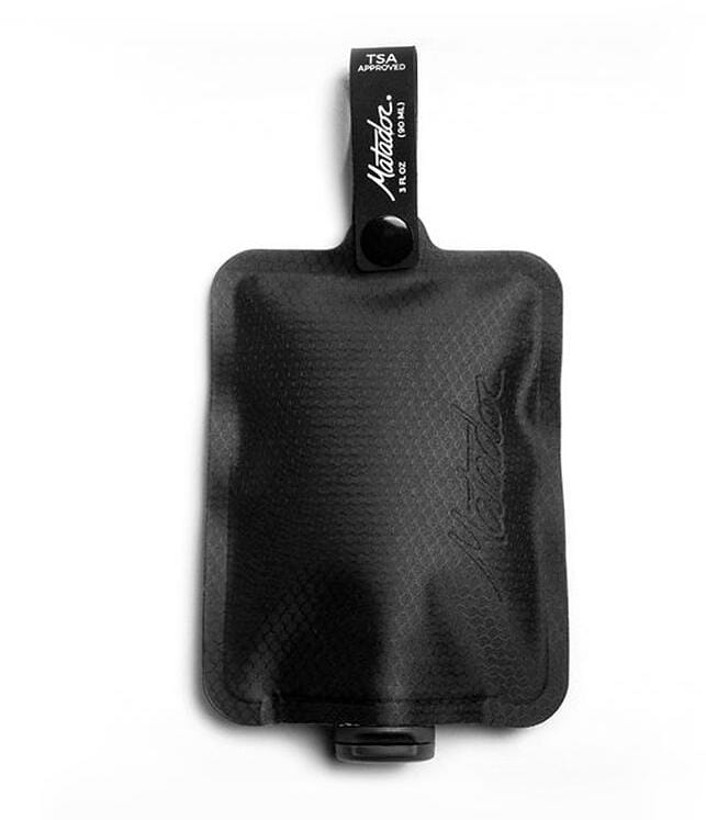 FlatPak toalettflaske ultralett Cordura reiseflaske - Matador detalj nærbilde