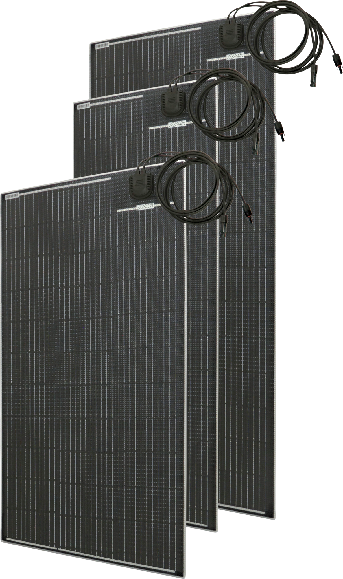 Flatt solcellepanel NL FT 100W monokrystallinsk 120x46 cm fra Next Level Systems