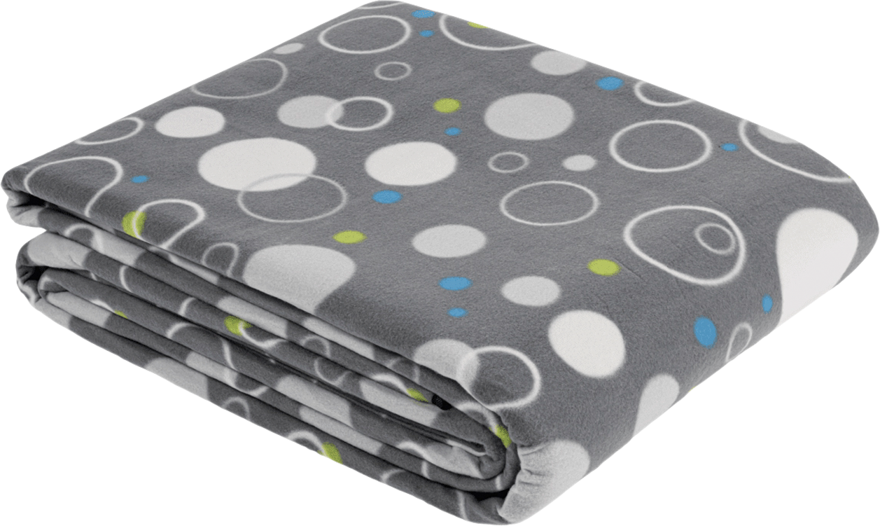 Fleece teltteppe Brean 3 med bæreveske 185x135 cm fra Kampa sett forfra