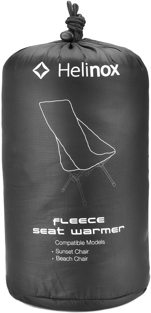 Nærbilde av fleecepute for Sunset/Beach svart 300 g - Helinox stoff