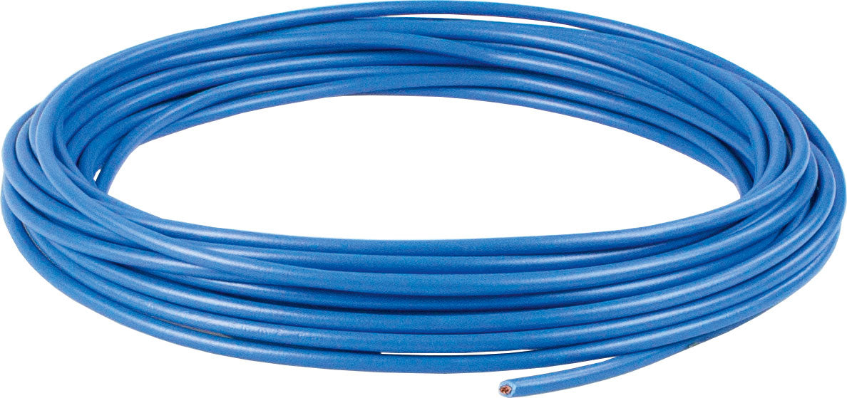 Fleksibel lederledning blå 2,5 mm² 5 m PVC H07V-K - AS-Schwabe for campingbruk