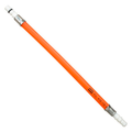 Fleksibel slangetilkobling rød 250 mm for 10-12 mm slanger Reich forfra
