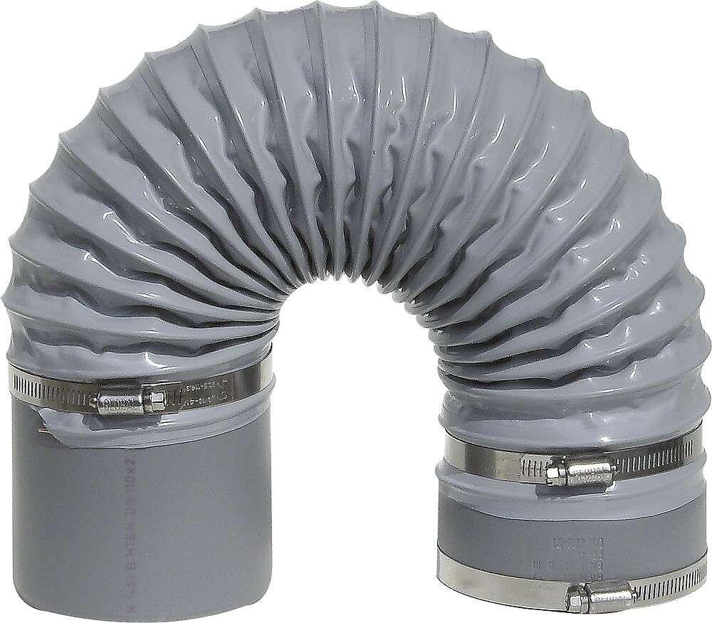 Detalj av Fleksibel tilkoblingsslange HT DN-110, 80 cm, 110 mm - Chluba