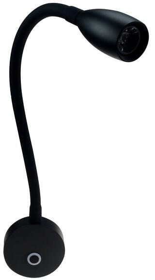 Fleksibelt LED svanehalslys dimmbart 2,2W USB-C 42cm - forfra