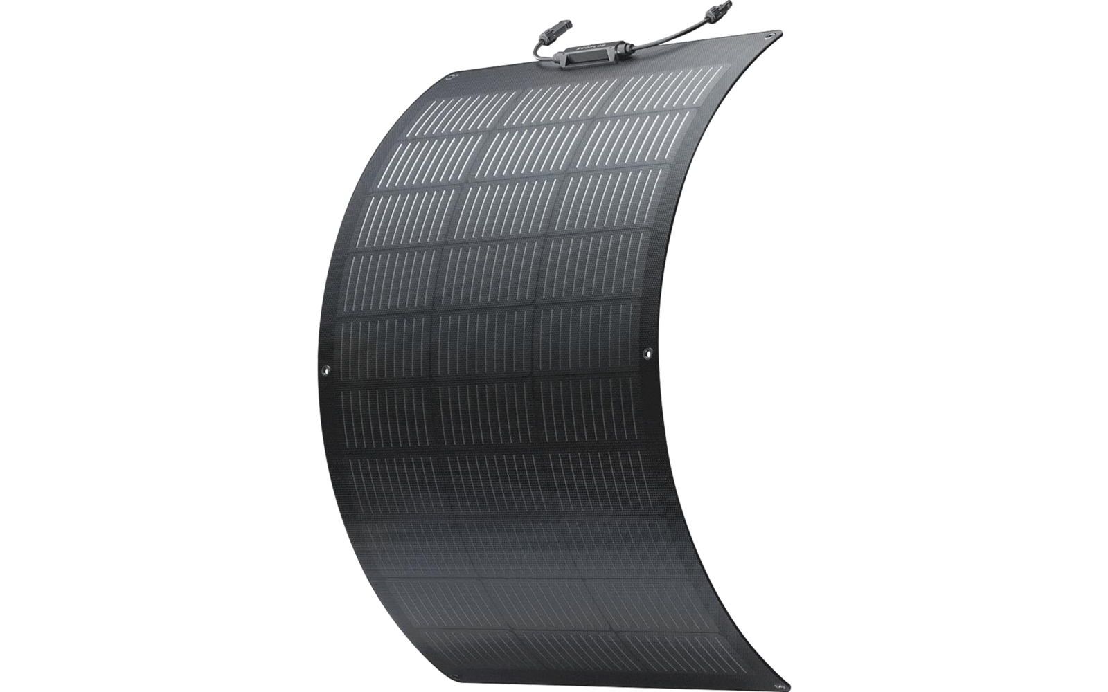 Fleksibelt solcellepanel 100W monokrystallinsk 2,3 kg EcoFlow detalj