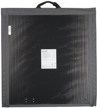 Fleksibelt solcellepanel 120Wp monokrystallin 1342x628mm - Solara montert utendørs