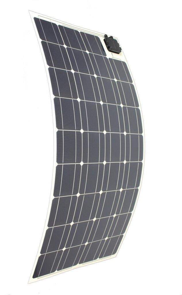 Fleksibelt solcellepanel for bobil selvklebende - Solarswiss forfra