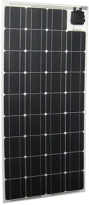 Fleksibelt solcellepanel for bobil selvklebende - Solarswiss nærbilde