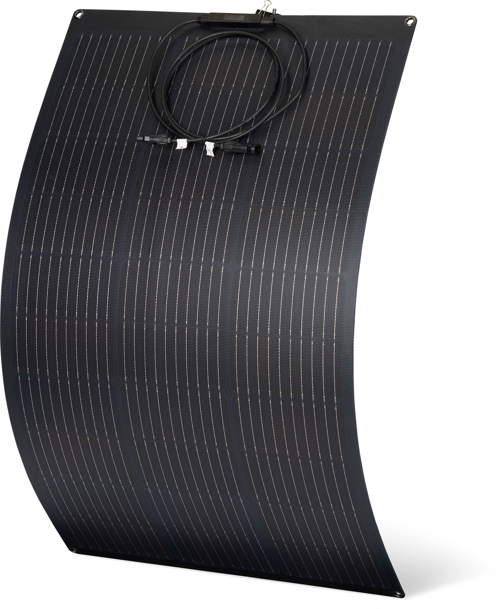 Fleksibelt solcellepanel FX100 100W monokrystallinsk forfra