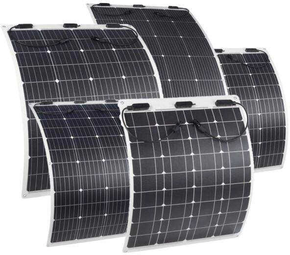 Fleksibelt solcellepanel MSP Flex for bobil - ECTIVE forfra