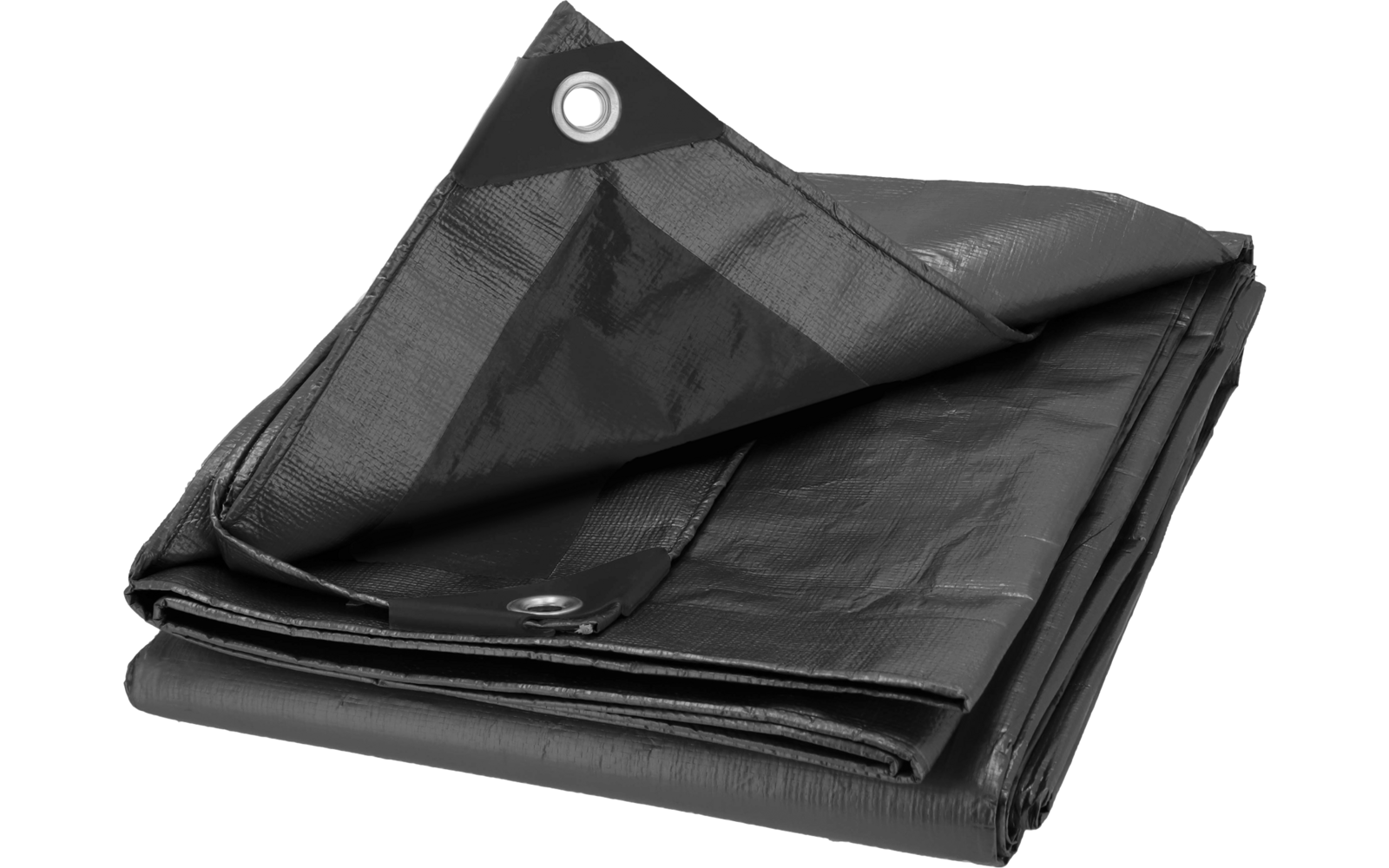 Montert Flerbrukspresenning 2x2 m polyetylen 0,8 kg på campingplass