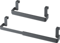 Flex-Bar håndkleholder uttrekkbar 24-40 cm svart forfra