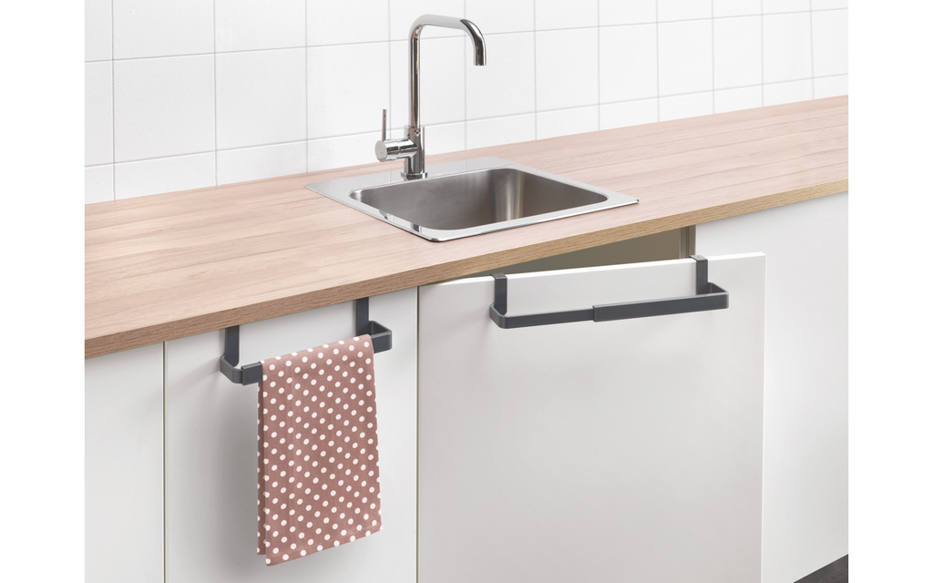 Flex-Bar håndkleholder uttrekkbar 24-40 cm svart nærbilde