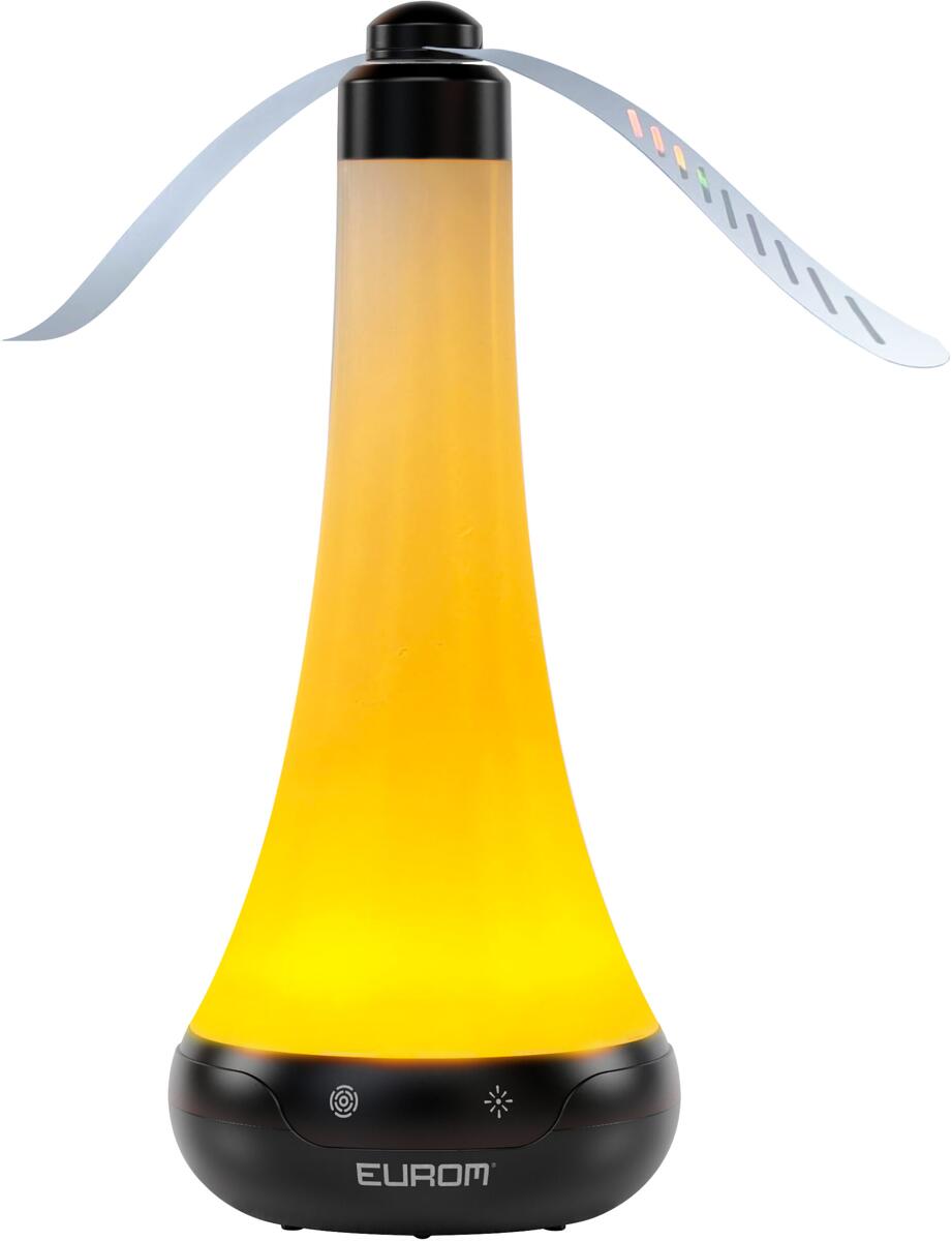 Flueavviser Fly Away Twister LED med bordlampe bakside