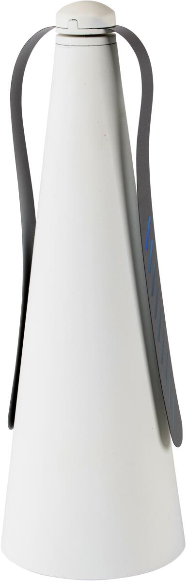 Fluevifter med oppladbart Li-ion-batteri USB hvit - Bo-Camp forfra