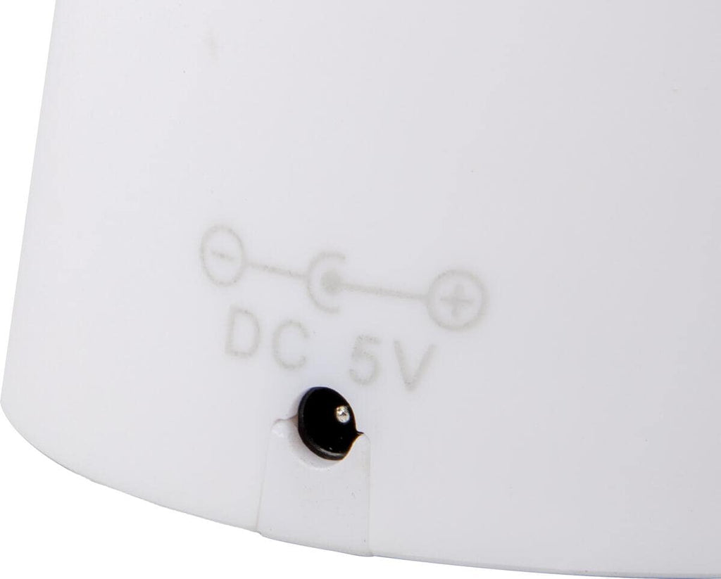 Detalj av Fluevifter med oppladbart Li-ion-batteri USB hvit - Bo-Camp propell