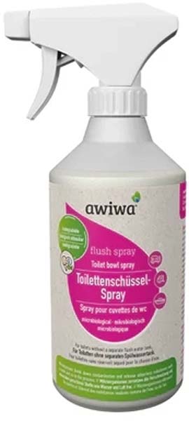Flush Spray toalettskålspray biologisk 500 ml - Awiwa forfra