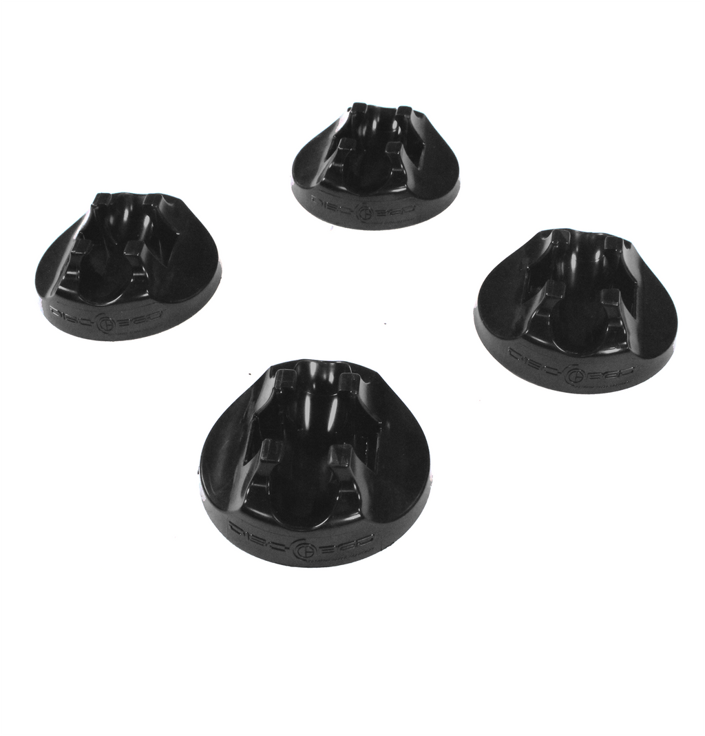 Foot Pads fotputer 4-er sett for feltsenger 10 x 10 cm forfra
