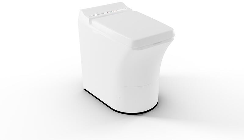 Forbrenningstoalett Comfort 220V inkl. 100 toalettposer hvit forfra