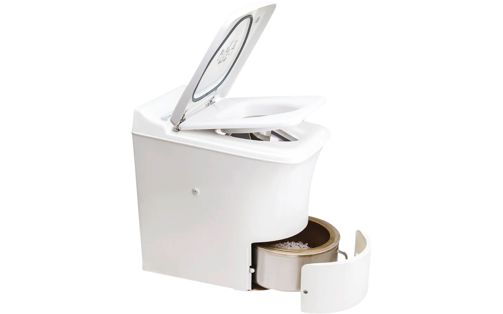Forbrenningstoalett Comfort for hytter og fritidsboliger - Cinderella LCD-display