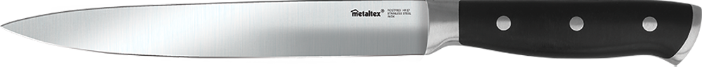 Forskjærskniv Magnifica Line rustfritt stål 34 cm fra Metaltex