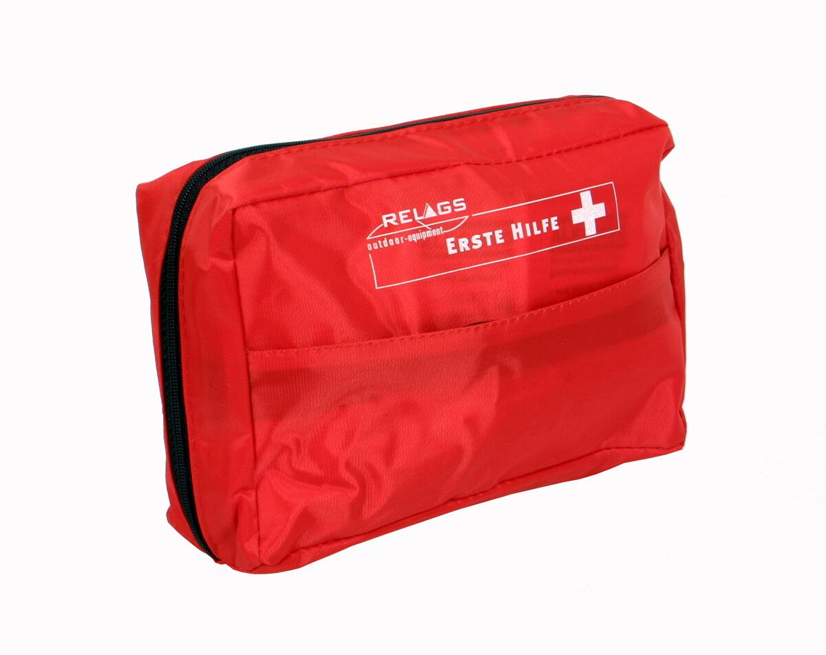 Førstehjelpsett for reise 19x9,5x13 cm 540 g - BasicNature forside