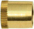 Forsterkningshylse 8 mm messing for kobberrør - GOK forfra