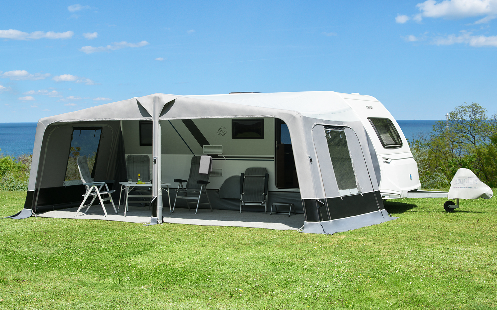 Fortelt DWT Scala Air 540x250 cm luftkanal polyester detalj av luftkanal