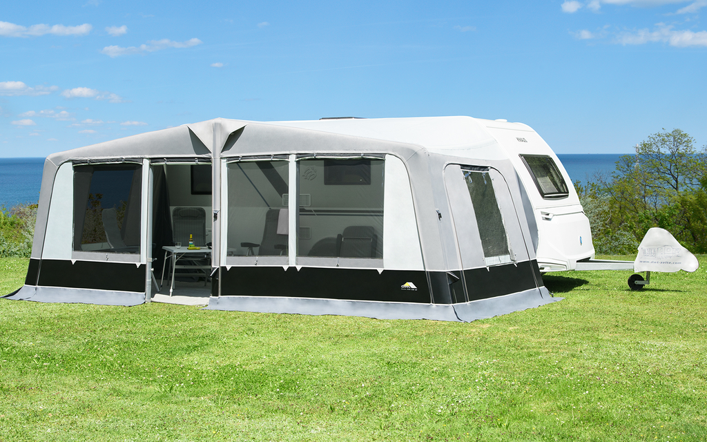 Fortelt DWT Scala Air 540x250 cm luftkanal polyester nærbilde av stoff