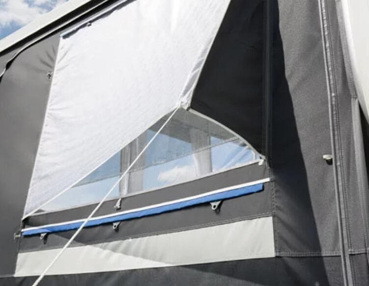Fortelt Easy Polo 300 dybde 300 cm stålstang 28 mm - dwt ventilasjonsvindu