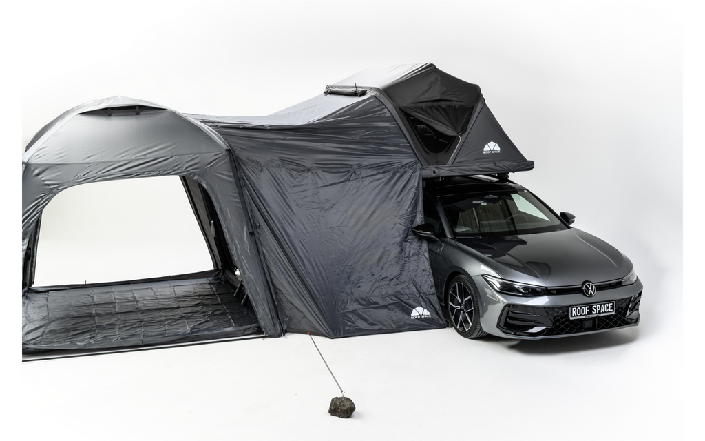 Fortelt Family Base frittstående 3x3 m for Roof Space 2 - RoofSpace med åpen inngang