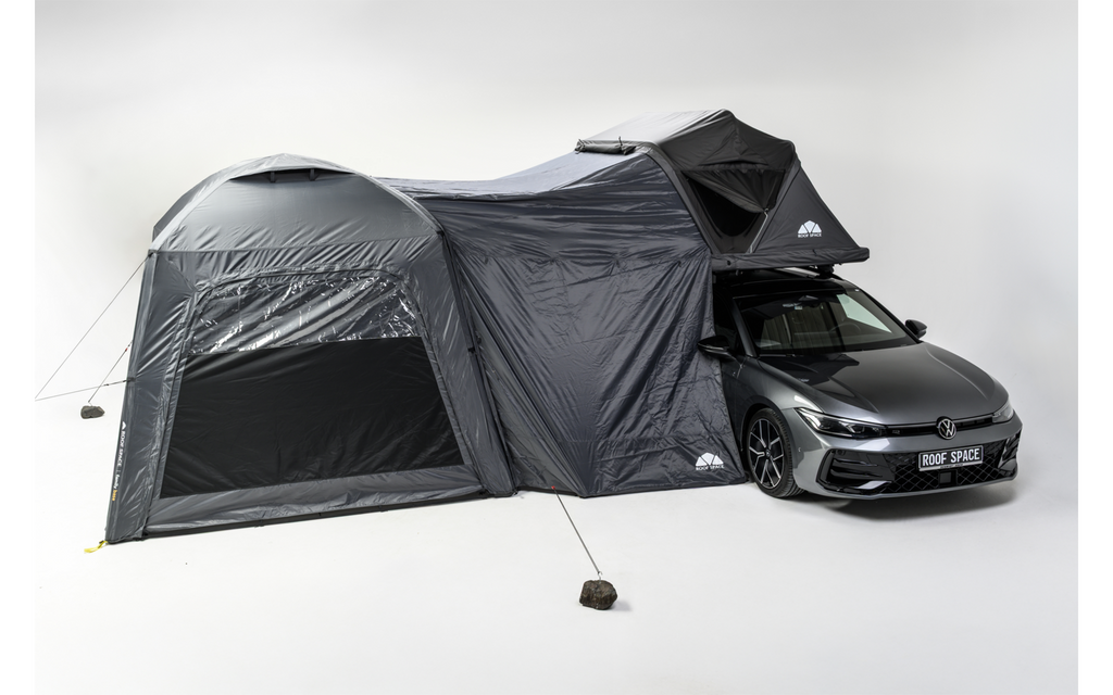 Fortelt Family Base frittstående 3x3 m for Roof Space 2 - RoofSpace koblet til taktelt på bil