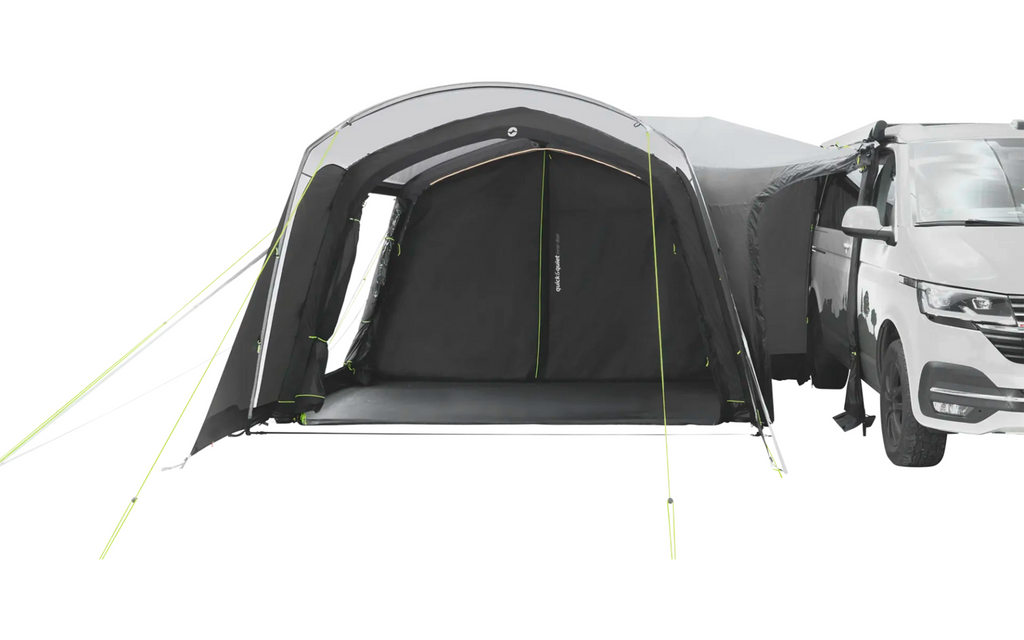 Fortelt Jones M Power Air oppblåsbart 320x320 cm for bobil - Outwell montert på bobil