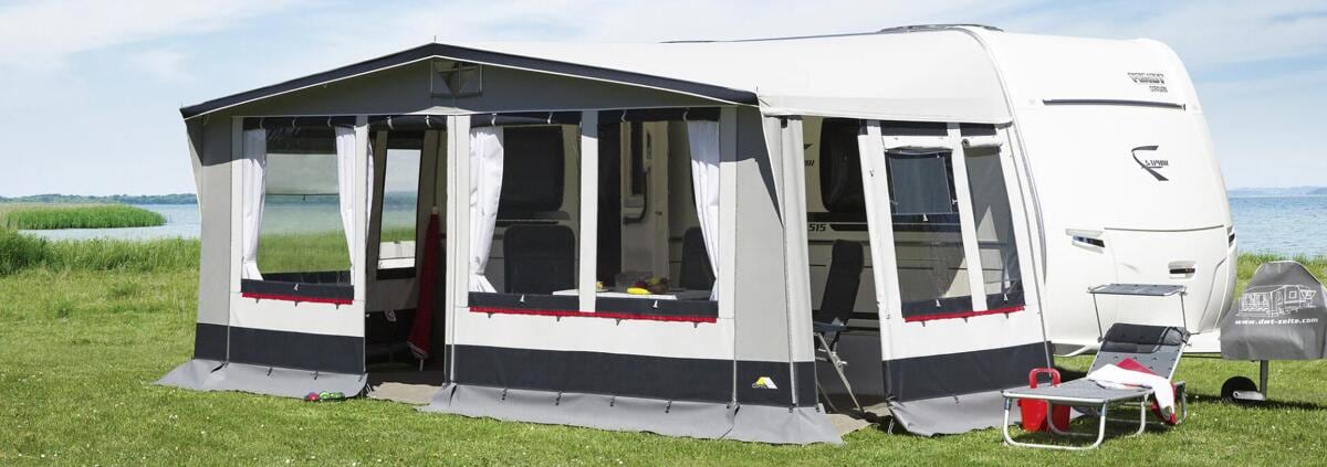 Fortelt Paradies III 300 dybde 300 cm stålstang 28 mm forfra