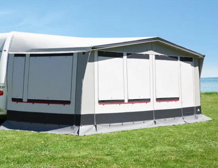 Fortelt Paradies III 300 dybde 300 cm stålstang 28 mm bakside