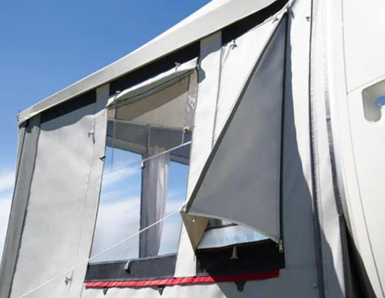 Fortelt Paradies III 300 dybde 300 cm stålstang 28 mm ventilasjonsvindu