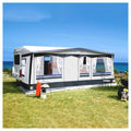 Fortelt Prestige 7-delt dybde 240 cm polyester PVC forfra