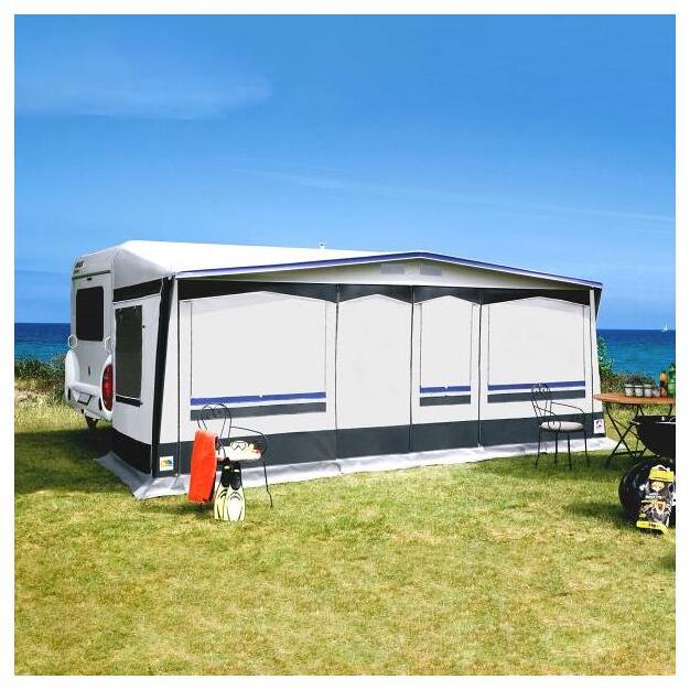 Fortelt Prestige 7-delt dybde 240 cm polyester PVC detalj av materialet