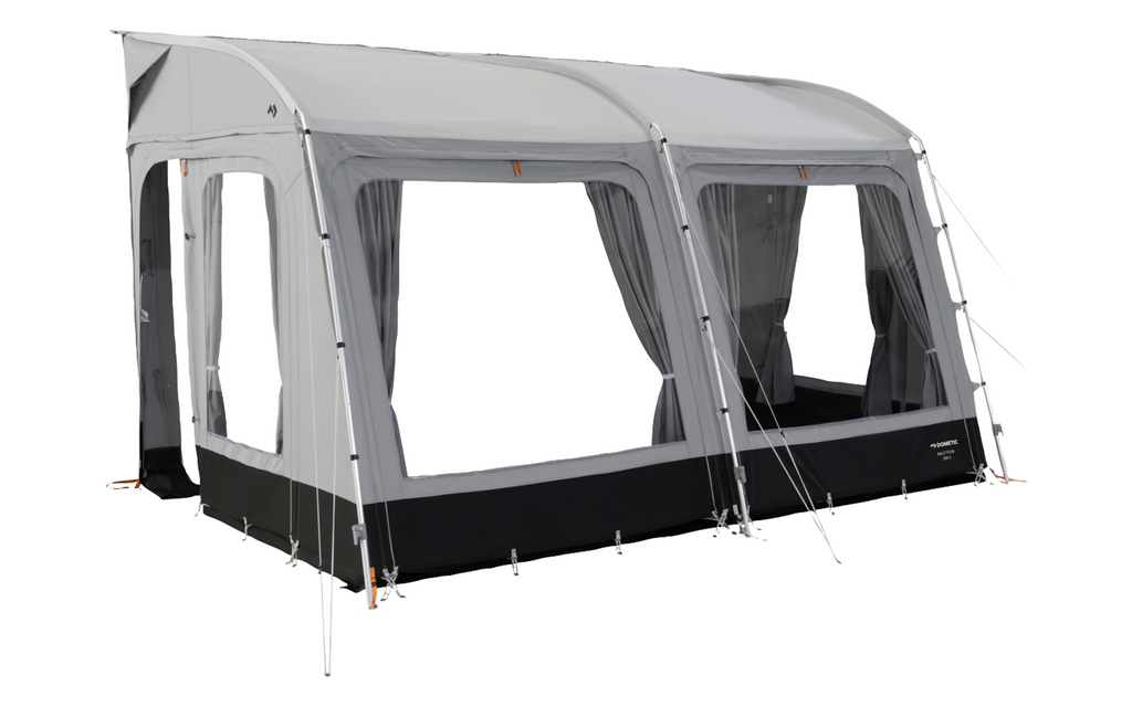 Detalj av Fortelt Rally Tour 390 for campingvogn materiale