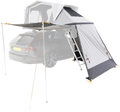 Fortelt RT Awning S for taktelt TRT 140 AIR 190x220 cm - Dometic montert ved bil sett forfra