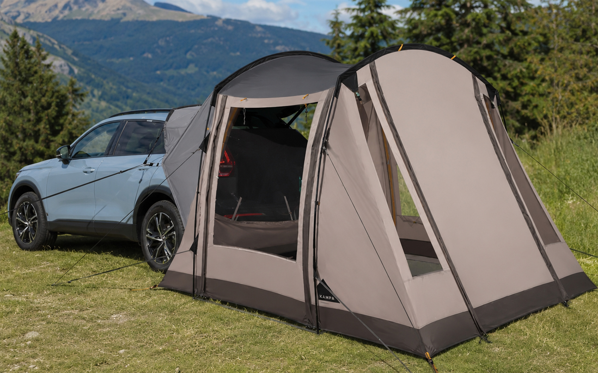 Fortelt Tailnest SUV for 4 personer 270 x 290 x 210 cm - Kampa forfra
